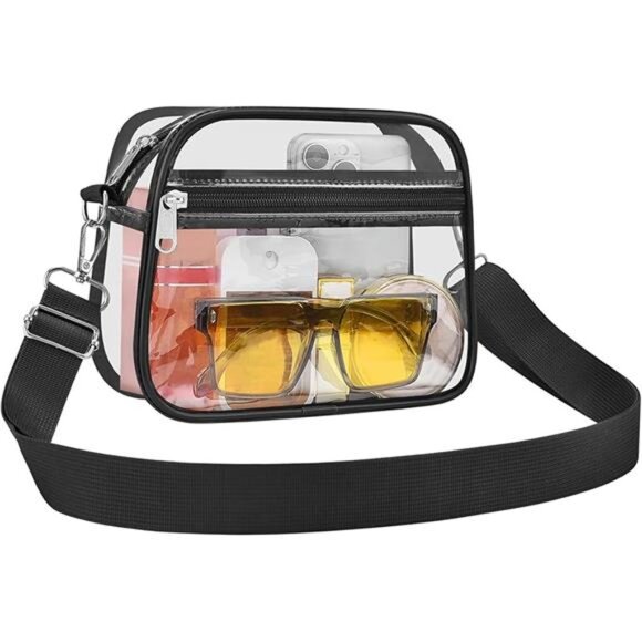 Clear Bag for Stadium Events Clear Handbags Purses for Sports Fans - Picture 7 of 7